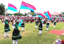 Pawai Pembangunan HUT ke-77 RI, SDN 18 Tebing Tinggi Uleh Tampilkan Budaya Daerah