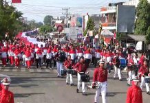Kirab Bendera Merah Putih Pemkab Bungo Berhasil Pecahkan Rekor MURI