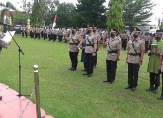 Polres Bungo Gelar Sertijab 5 Perwira