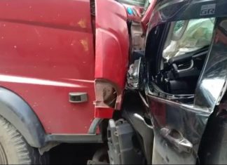 Sopir Fortuner Menderita Patah Kaki dan Tangan Usai Tabrakan