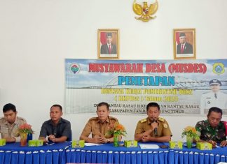 Desa Rantau Rasau 2 Gelar Musdes Penetapan RKPDes Tahun Anggaran 2023