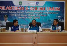 Bupati H Mashuri Kukuhkan Relawan TIK Kabupaten Bungo