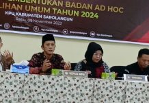 KPU Sosialisasikan Tahapan Badan Ad Hoc