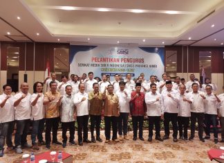 Pengurus SMSI Provinsi Jambi Resmi Dilantik