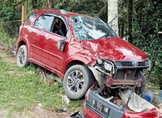 Kecelakaan Tunggal di KM 55 Jujuhan, Sopir Meninggal Dunia