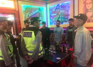 Cegah Peredaran Narkoba, Polres Sarolangun Razia Tempat Hiburan Malam