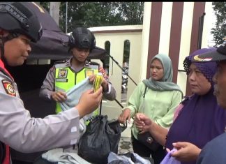 Mapolres Merangin Dijaga Ketat Pasca Bom Bunuh Diri