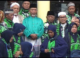 Bupati Merangin Lepas 94 Jama’ah Umroh Perdana di Tahun 2023