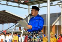 Bupati Bungo Pimpin Upacara Hari Amal Bakti Kemenag ke-77