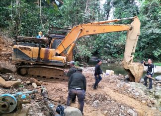 Polres Bungo Amankan Operator dan Satu Unit Alat Berat PETI