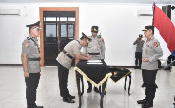 Kapolda Irjen Pol Rusdi Hartono Pimpin Sertijab