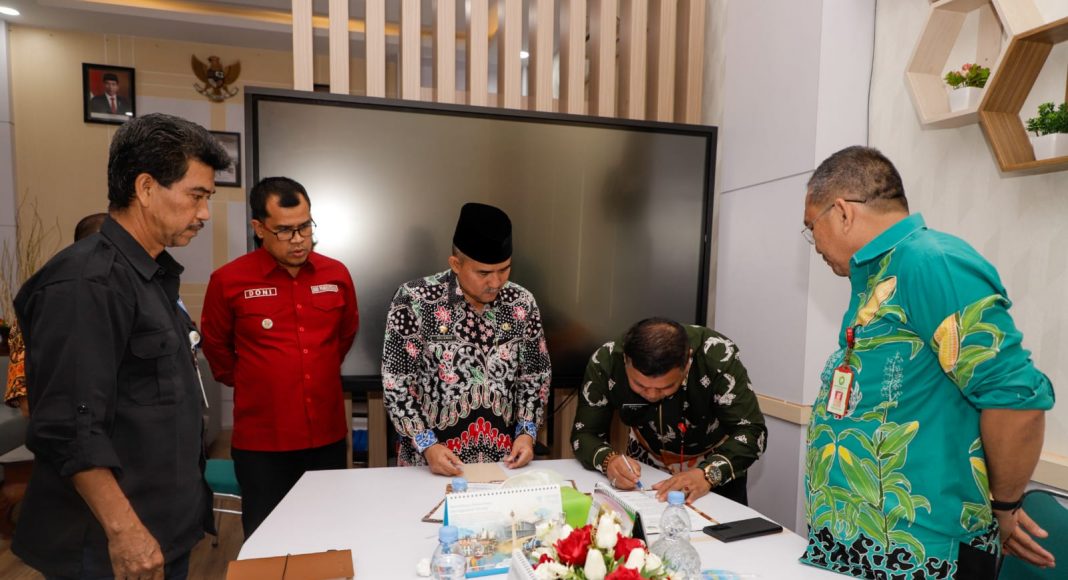 Sekda Bungo Rapat Sosialiasi Rencana Pembangunan Gapura Selamat Datang