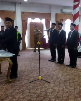 Wabup Nilwan Yahya Lantik Tujuh Pejabat Administrasi dan Pejabat Fungsional