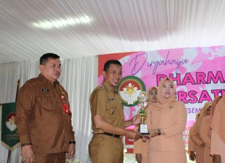 Wabup Bungo Apri Hadiri HUT DWP ke-23