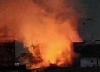 Kebakaran Kembali Terjadi di Pelabuhan Ampera Kota Kuala Tungkal Tanjabbar