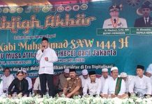 H Mashuri Tablik Akbar Bersama FKKU dan Santri