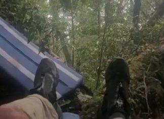 Beredar Video Kecelakaan Helikopter yang Ditumpangi Kapolda Jambi