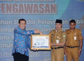 Tebo Peringkat Satu Hasil Penilaian Standar Pelayanan Publik 2022