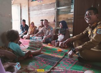 Wabup Merangin Kunjungi Balita Stunting di Mensango