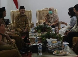 Bupati Merangin dan Sekda Terima Kunjungan KPK