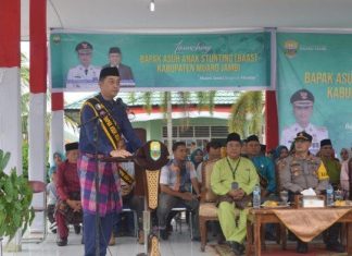 PJ Bupati Muaro Jambi Launching Bapak Asuh Anak Stunting