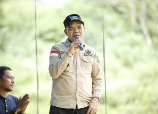 H. Aspan Buka Lubuk Larangan Desa Lubuk Mandarsah