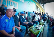 H. Aspan Saksikan Langsung Laga Perdana Kesebelasan Tebo