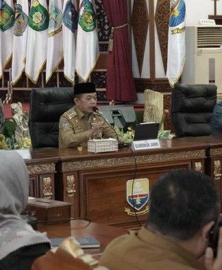 Rakor Bersama Lemhannas, Gubernur Jambi Sampaikan Persoalan Batu Bara