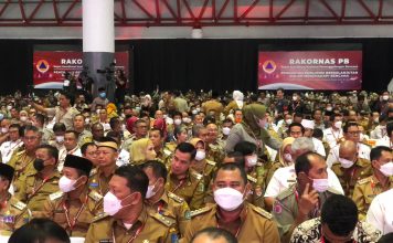 Bupati H Mashuri Ikuti Rakornas Penanggulangan Bencana