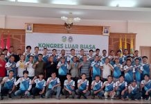 H Aspan Buka Kongres Luar Biasa Askab PSSI Kabupaten Tebo