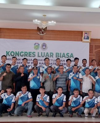 H Aspan Buka Kongres Luar Biasa Askab PSSI Kabupaten Tebo