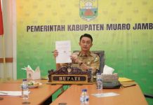 Pj Bupati Muaro Jambi Ikuti Zoom Meeting Penandatanganan Nota Kesepakatan Smart City
