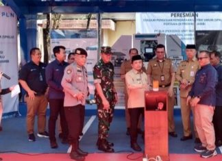 Gubernur Resmikan Stasiun Pengisian Kendaraan Listrik Pertama di Jambi