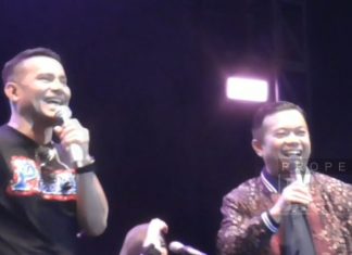 Malam Puncak HUT Jambi ke-66, Gubernur Al Haris – Judika Nyanyi Bareng