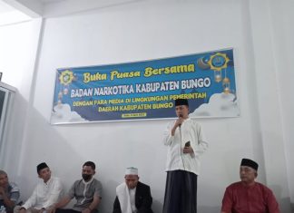Ketua BNK Bungo Buka Puasa Bersama Awak Media