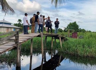 Tinjau Lokasi Banjir, Ketua Komisi II DPRD Tanjab Barat dan OPD Terkait Cari Upaya Penanggulangan