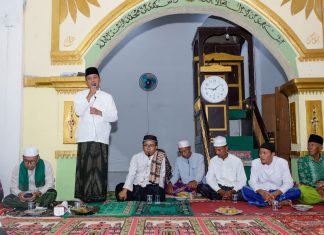 Wabup Apri Safari Ramadhan di Masjid Baiturrahman Dusun Panjang