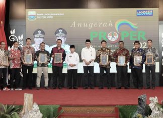 Serahkan Penghargaan Proper, Al Haris Harap Perusahaan Jaga Lingkungan
