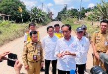 Presiden Jokowi Tinjau Kondisi Jalan di Provinsi Jambi