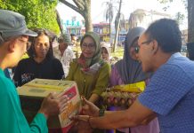 Puluhan Pedagang Korban Kebakaran Dapat Bantuan dari Pemkab Merangin