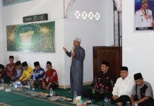 Bupati Bersama Ketua TP PKK Bungo Hadiri Pengajian BKMT di Pasir Putih