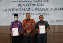 Pemkab Merangin Tujuh Kali Berturut-turut Terima WTP