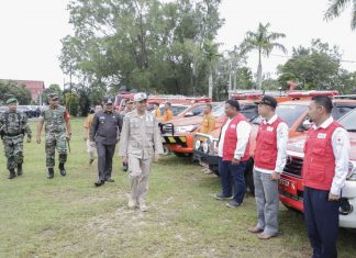 Pemkab Bungo Gelar Apel Kesiagaan dan Peralatan Karhutla Tahun 2023