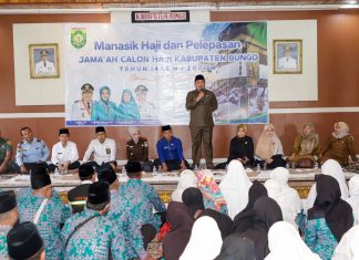 Bupati Bungo Lepas Keberangkatan 225 JCH