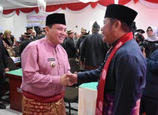 PJ Bupati Bachril Bakri Hadiri Hadiri Paripurna HUT Ke-10 Kabupaten Muratara