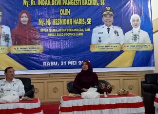 PJ Bupati Bachril Bakri Hadiri Pelantikan Penjabat Ketua TP PKK Sarolangun