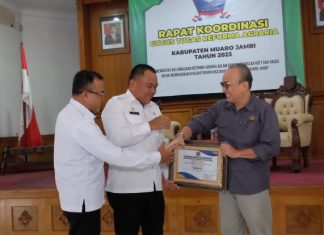 Sekda Muaro Jambi Buka Rakor Agraria