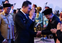 PJ Bupati Muaro Jambi Hadiri Pengukuhan Kepala Perwakilan BI Jambi