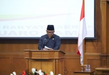 Sekda Budhi Hartono Hadiri Rapat Paripurna DPRD Muaro Jambi