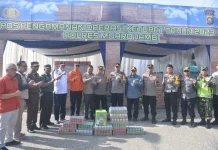 Sekda Budhi Hartono Tinjau Pos Pengamanan dan Pelayanan Lebaran 1444 H